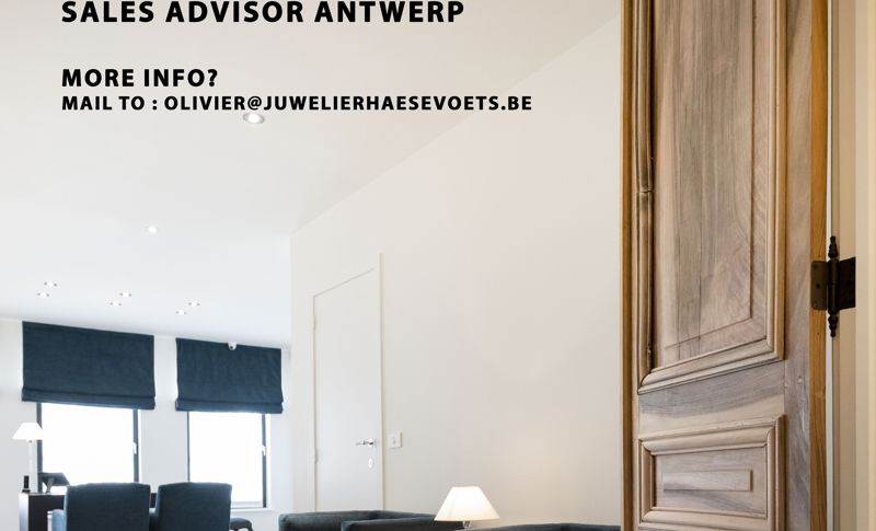 JOB OFFER - SALES ADVISOR ANTWERP