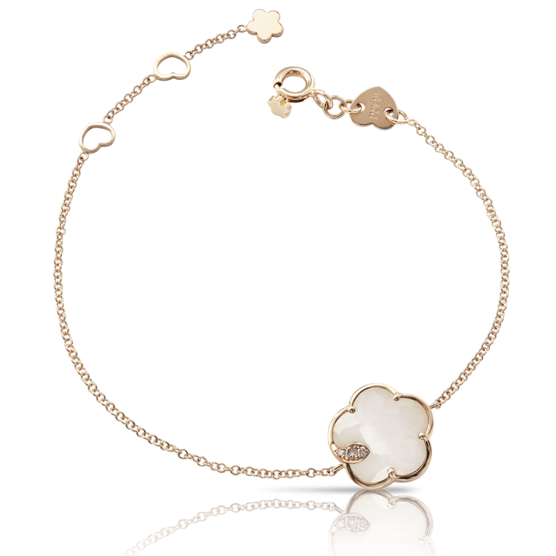 Pasquale Bruni Bon Ton Ton Jolì bracelet pink gold and white agate - Webshop