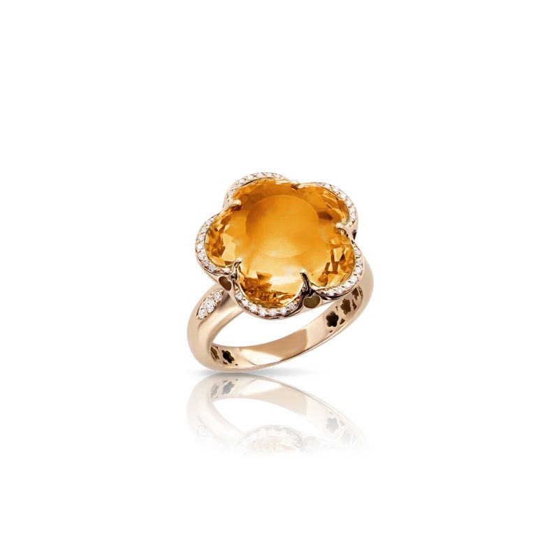 16420R Pasquale Bruni ring Bon Ton Citrine Diamonds Dolce vita