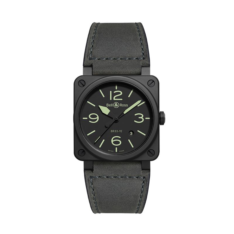 BR0392-BL3-CE-SCA | Bell&Ross BR03-92 Auto Nightlum Ceramic - Bell & Ross  - Webshop