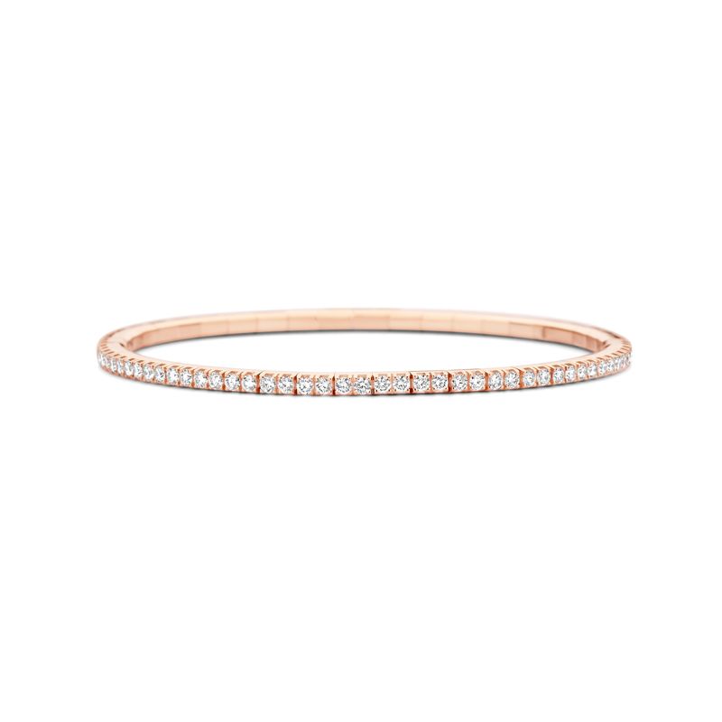 Tennis Bracelet Roségoud Witte Diamant T1 - Juwelen - Webshop