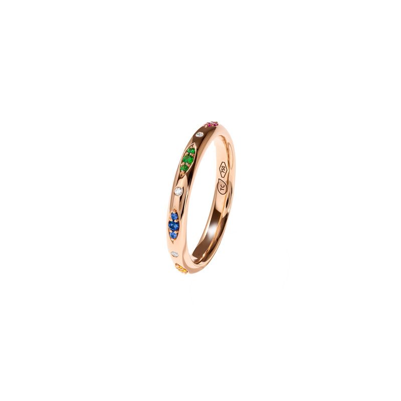 Tamara Comolli Gypsy Ring rose gold diamonds Webshop R-Gyp-B-Can