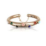 Pasquale Bruni Luna in Fiore Bracelet rose gold with gemstones and diamonds