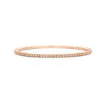 Tennis Bracelet Roségoud Bruine Diamant T2