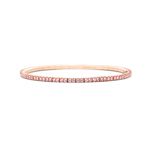 Tennis Bracelet Roségoud Roze Saffier T2