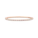 Tennis Bracelet Roségoud Witte Diamant T1