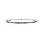 Tennis Bracelet Witgoud Tsavorite T2