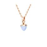 Tamara Comolli Mikado Bouquet Pendant Rose gold with Chalcedony Blue