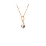 Tamara Comolli Mikado Flamenco Pendant Rose gold with Moonstone Grey