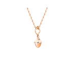 Tamara Comolli Mikado Flamenco Pendant rose gold with Moonstone Orange