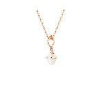 Tamara Comolli Mikado Flamenco Pendant rose gold with Moonstone Sand