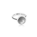 Tamara Comolli Bouton ring large white gold with moonstone